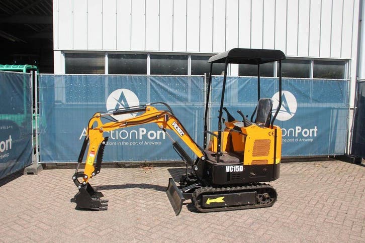 Veiling: Minigraver Vicsec VC15D Diesel 7kW 2026 Nieuw, Articles professionnels, Machines & Construction | Grues & Excavatrices