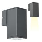Wandverlichting modern Kevin Muurlamp Antraciet, Tuin en Terras, Verzenden, Nieuw