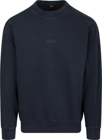 BOSS Trui Tile Navy maat Maat 52/54 (L) Heren, Kleding | Heren, Truien en Vesten, Maat 52/54 (L), BOSS, Nieuw, Verzenden
