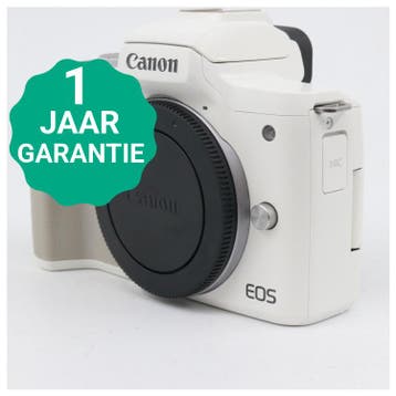 Canon EOS M50 mark II body wit | Tweedehands, Audio, Tv en Foto, Verzenden, Zo goed als nieuw, Canon