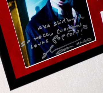 31 - Richard Brake (Doom-Head) Premium Framed, signed +, Nieuw