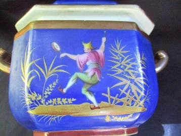 Pocelaine de Paris - Suikerpot - Suikerpot met deksel,