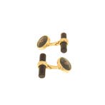 Manchetknopen - 9 kt. Roségoud - 16.50ct. tw. Diaspoor -