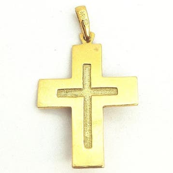 Kruishanger - 18 karaat Geel goud