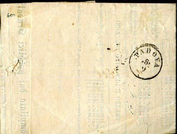 Anciens États italiens - Lombardie-Vénétie 1859 - Circulaire