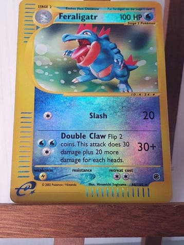 Pokémon - 1 Card - Feraligatr 46/165 Reverse holo - WOTC -, Nieuw