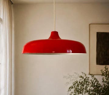 Lampe à suspendre - Émail - Lustre suspendu de l’ère