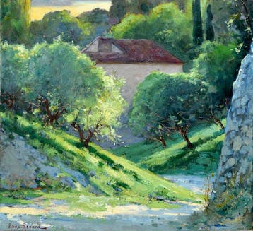 Antonin Roux-Renard (1870-1936) - Chemin à, Antiquités & Art, Art | Peinture | Classique