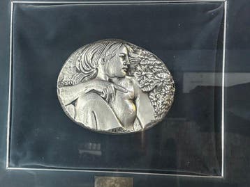 - Primavera - Bassorilievo in argento 999 - Edizione Zecca, Antiek en Kunst