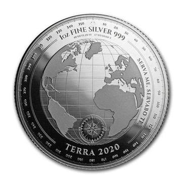 Tokelau. 5 Dollars 5 x 2020 1 oz $5 NZD Tokelau Silver Terra