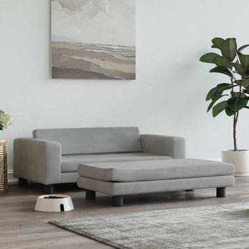 vidaXL Hondenmand met verlengstuk 100x50x30 cm fluweel, Dieren en Toebehoren, Honden-accessoires, Verzenden, Nieuw