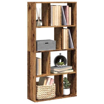 vidaXL Boekenkast 60x20x120,5 cm bewerkt hout oud, Verzenden