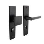 Veiligheidsbeslag SKG3 zwart cilindergat 72mm rechthoekig..., Ophalen of Verzenden, Nieuw, Klink of Kruk