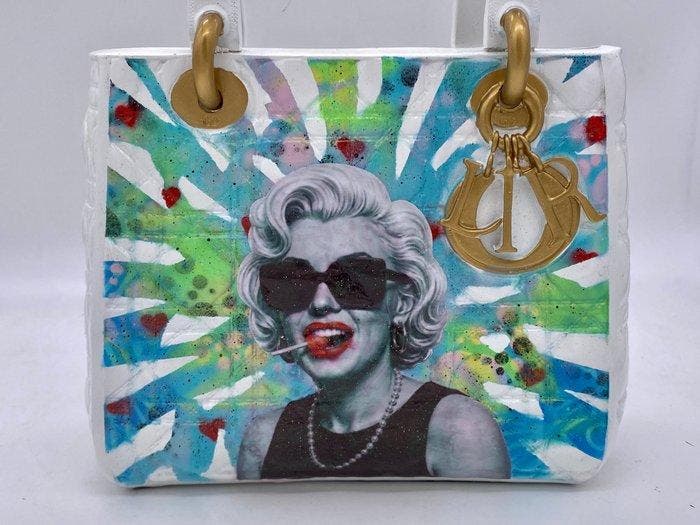 MVR - Luxury Bag Dior - Marilyn Monroe Chupa Chups, Antiquités & Art, Art | Peinture | Moderne