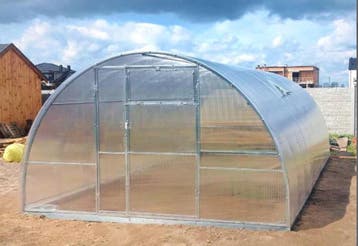 Serre, tuinkas met polycarbonaat 3,5m*8m*2m, Ophalen of Verzenden, Nieuw, Metaal, Overige typen