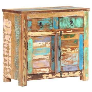 vidaXL Dressoir 70x35x65 cm massief gerecycled hout, Verzenden, Nieuw