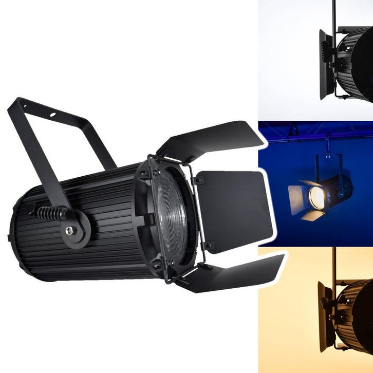 Citronic MFZ100-W: 100W Mini Fresnel Zoom CW/WW LED, Musique & Instruments, Lumières & Lasers