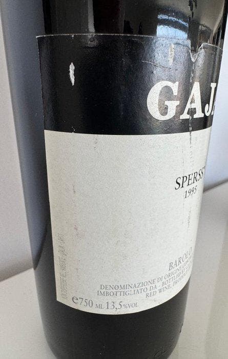 1995 Gaja, Sperss - Barolo - 1 Bouteille (0,75 l), Collections, Vins