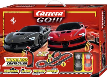Ferrari Racebaanset | Turbo-actie | OP = OP, Verzenden, Carrera, Elektrisch, Racebaan