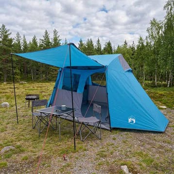 vidaXL Tunneltent Blauw 475 x 220 x 192 cm, Verzenden, Nieuw