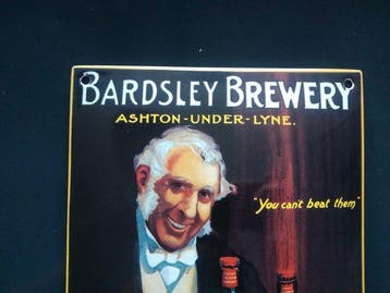 Bardsley Brewery - Reclamebord - Emaille, Antiek en Kunst