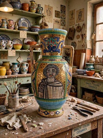 Deruta - Vaas - Keramiek, Antiek en Kunst