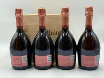Ruinart, Caisse Cave - Champagne Rosé - 4 Bouteilles (0,75, Verzamelen, Nieuw