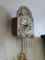 Zwarte Woud pendelklok Brutalist - Verguld messing, Spar -, Antiek en Kunst