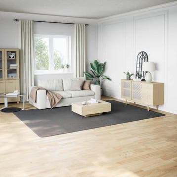 vidaXL Vloerkleed shaggy antracietkleurig 240x340 cm, Verzenden, Nieuw