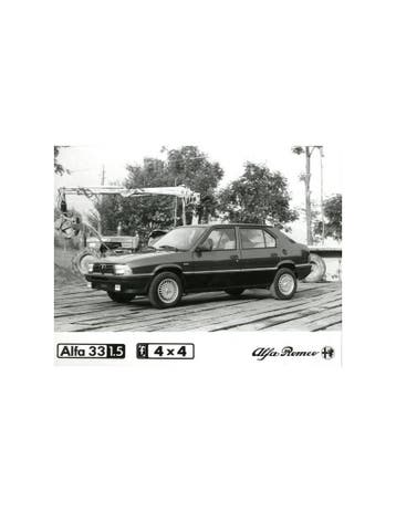 1984 ALFA ROMEO 33 1.5 4X4 PERSFOTO