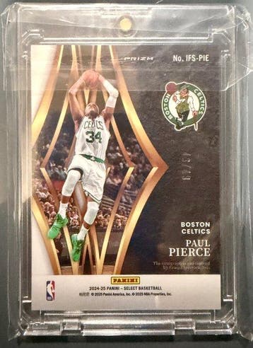 2024/25 Panini Select Paul Pierce No. IFS-PIE Gesigneerde, Nieuw
