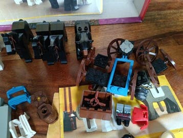 Lego Minifiguur - Castle - Lego minifiguren paarden en parts