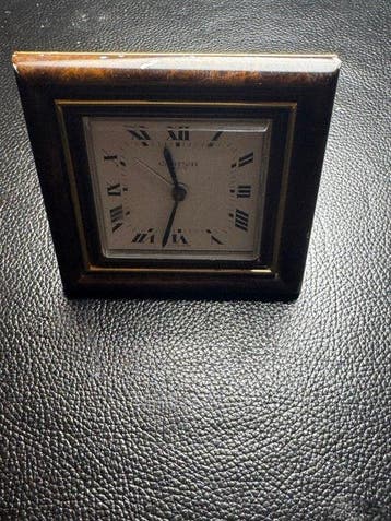 Tafelklok - Cartier - Messing - 1970-1980, Antiek en Kunst