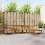 vidaXL Buiten bank set Naturel Massief Acacia Hout, Verzenden