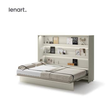 Lenart Bed Concept Horizontaal Opklapbed 140x200 - Cashmere, Nieuw