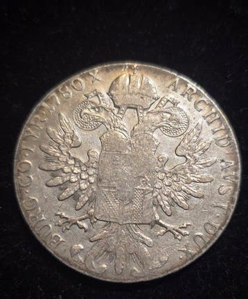 Autriche. Thaler (taler) 1780 Restrike .F.(28g)Theresa (Sans