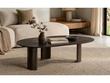 Veiling - Salontafels Organisch- Donker eiken - bronze, Huis en Inrichting, Nieuw