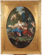 Louis de Silvestre (1675-1760), Navolger van - Renaud and