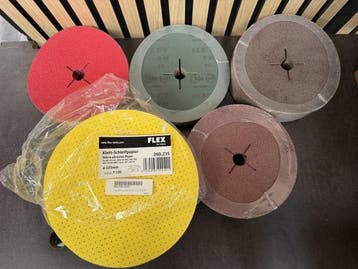 Veiling - Partij FLEX / Flexovit Schuurschijven Ø225 mm –