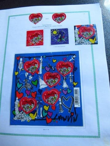 France 2010 - rare collection de timbres en oblitéré