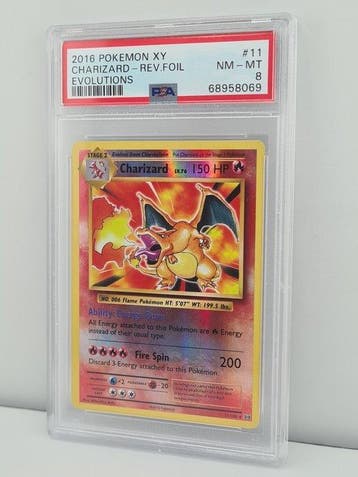Pokémon - 1 Graded card - Pokémon - Dracaufeu 11/108 Foil -