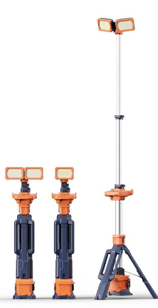 VOC-MOBLI-100 mobiele LED lichtmast Singlehead/Dualhead, Maison & Meubles, Lampes | Autre, Envoi