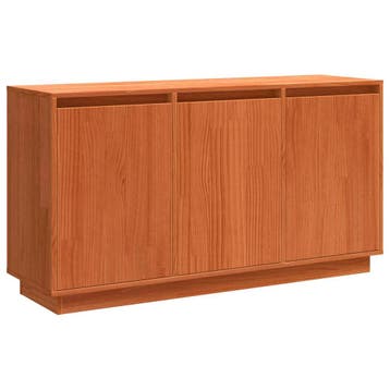 Dressoir Bruin grenen: Retour deal, scoor je slag nu, 100 tot 150 cm, Verzenden, Zo goed als nieuw, Modern