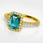 Sans prix de réserve - Bague - 14 carats Or jaune, IGI 1,28, Nieuw