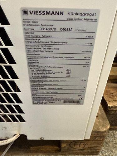 Viessmann CT2000 Koelcelmotor 18 m³ – Monoblock Plafondunit, Electroménager, Réfrigérateurs & Frigos
