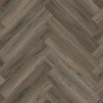Floorlife Yup Herringbone dark grey pvc 59,5 x 11,9cm, Ophalen of Verzenden, Nieuw