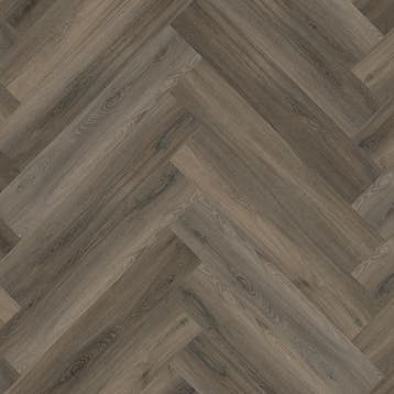 Floorlife Yup Herringbone dark grey pvc 59,5 x 11,9cm, Ophalen of Verzenden, Nieuw