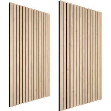 tectake Akoestische panelen Sonic Wall II houtlook - licht e, Verzenden, Nieuw