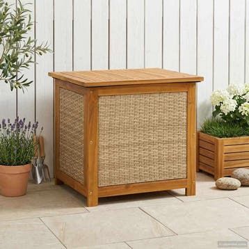 vidaXL Tuinopslagdoos 185 L Massief Acacia Hout 60 x 50 x 56, Tuin en Terras, Verzenden, Nieuw