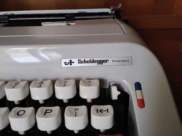 Scheidegger President - Typemachine - 1980-1990